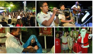 Orquestra da Polícia Militar e peça teatral Auto de Natal marcaram a noite de segunda do Natal Social