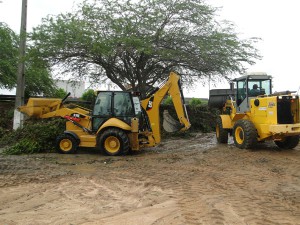 Equipes da Prefeitura trabalham para amenizar danos causados pelas chuvas