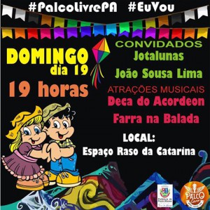 Poesia e forró no Palco Livre junino