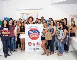Projeto Inglês no Meu Bairro realiza aula inaugural