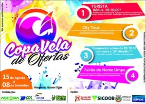 Prefeitura de Paulo Afonso Campanha Copa Vela de Ofertas prevê descontos e brindes para compradores do comércio local