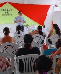 Prefeitura de Paulo Afonso Famílias assistidas pelo CRAS Prainha participam de comemoração da Páscoa