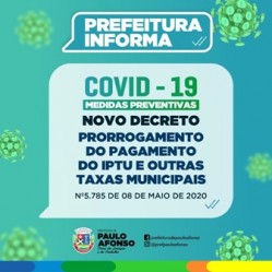 Prorrogado prazo para pagamento de IPTU e outras taxas municipais ...