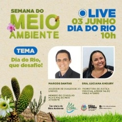 Programação on line em celebração ao Dia do Meio Ambiente acontece nesta quarta 3 e sexta feira 5