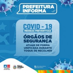 c294a9797ac557bd6dfe5d04b3a0capajpg Prefeitura de Paulo Afonso Órgãos de segurança atuam de forma unificada durante toque de recolher
