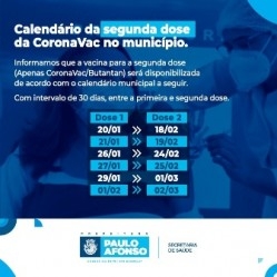 Aplicação da segunda dose da vacina contra covid 19 inicia nesta quinta feira 18 com os profissionais da saúde e idosos dos Vicentinos
