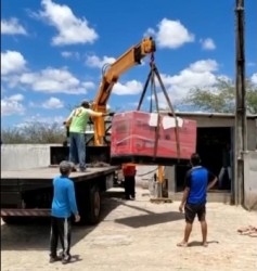 Equipamentos para indústria de beneficiamento de pescado do Xingozinho estão sendo entregues