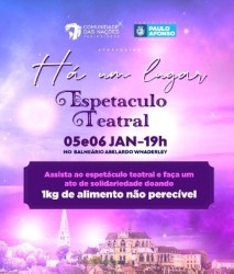 Pauloafonsinos poderão prestigiar o espetáculo teatral Há um Lugar nesta quarta feira 5