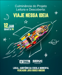Projeto Leitura e Descoberta realiza culminância nesta quarta feira 12