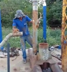 Seagri cede bomba de maior vazão para a CERB instalar no Juá
