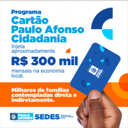 Prefeitura de Paulo Afonso Cartão Cidadania R$ 300 mil injetados na economia beneficiando cerca de 4 mil famílias