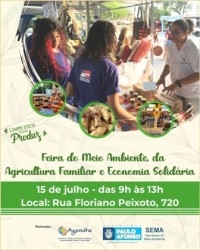 Feira de produtos orgânicos acontece nesta sexta 15 em frente a Sema