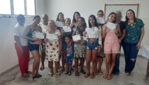 Prefeitura de Paulo Afonso 15 mulheres receberam o certificado de conclusão do Workshop de Vagonite em Linha