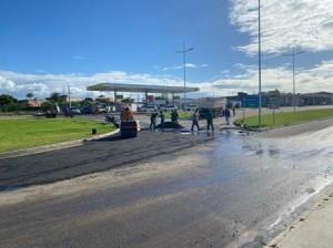 Operação tapa-buraco melhora vias e ruas do BTN