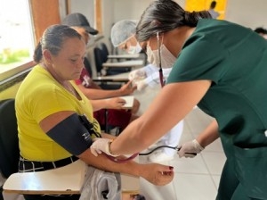 Atendimento aos moradores do Josefino Teixeira marca Dia Nacional de Combate ao Diabetes