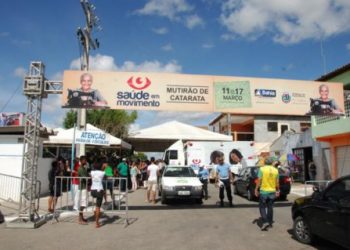 VISITA SECRETÁRIO ESTADUAL DA SAÚDE MUTIRÃO CATARATA
