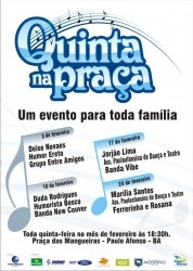 Quinta na Praça realiza mais uma noite de evento