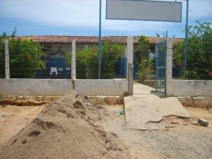Escola do Povoado Barrinha está sendo reformada