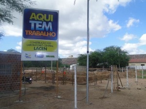 Continuam as obras do Lacen Regional em Paulo Afonso