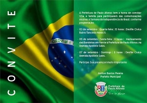 Prefeitura de Paulo Afonso Programação da Semana da Pátria tem início nesta quarta 3