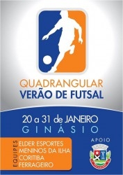 Prefeitura de Paulo Afonso Prefeitura realiza Quadrangular Verão de Futsal 2015