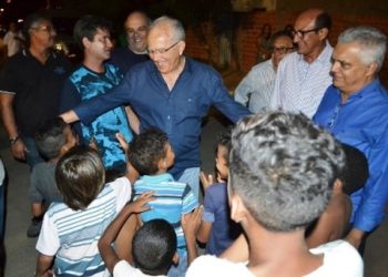 Inauguração da quadra de esportes do Bairro Marina França