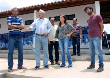 Gestor acompanha obras de requalificação da Escola Amâncio Pereira