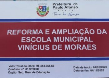 Reforma e ampliação da Escola Vinícius de Moraes