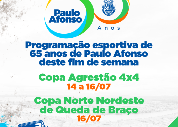 Programação esportiva de aniversário: Copa Agrestão 4×4 e VI Copa Norte e Nordeste de Luta de Braçoacontecem neste final de semana