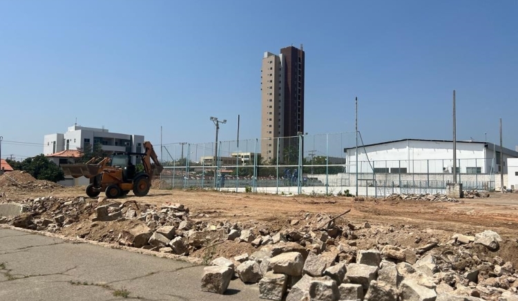 Com a requalificação em andamento, Praça da Half será mais um espaço para prática de esportes, convivência e lazer