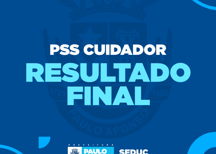 Seduc divulga resultado final do PSS para cuidador