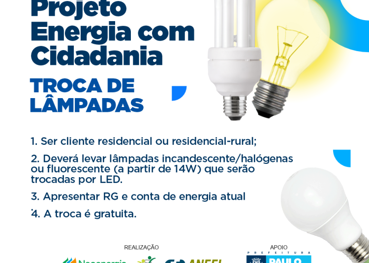 Coelba realiza troca de lâmpadas para comunidade baixa renda  em diversas localidades de Paulo Afonso