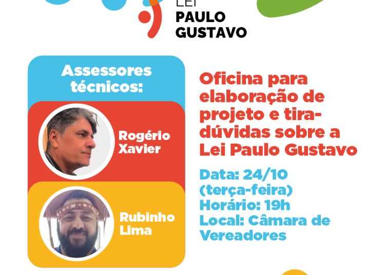 Oficina presta esclarecimentos sobre a elaboração de projeto da  Lei Paulo Gustavo