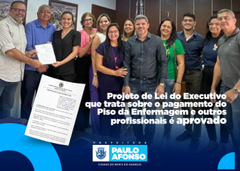 Projeto de Lei do Executivo que trata sobre o pagamento do Piso da Enfermagem e outros profissionais é aprovado
