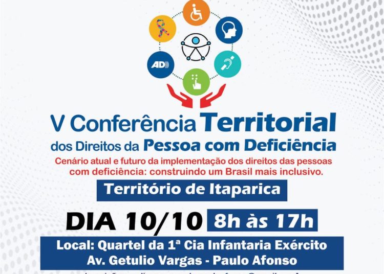 V Conferência Territorial dos Direitos da Pessoa com Deficiência do Território Itaparica acontece nesta terça-feira (10)