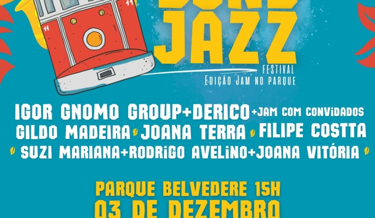 Bond Jazz Festival acontece neste domingo (3) com apoio da Prefeitura