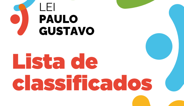 Seculte divulga relação de classificados na Lei Paulo Gustavo