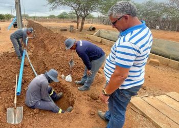 Campos Novos recebe melhorias para o abastecimento de água com a instalação da rede de 75 polegadas e beneficia mais de 60 famílias