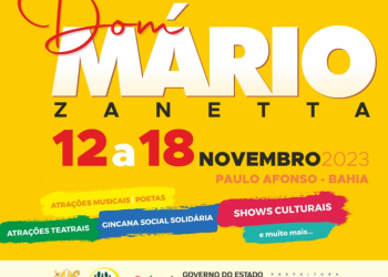 Semana Cultural Dom Mário Zanetta acontece de 12 a 18 de novembro com o apoio da Prefeitura