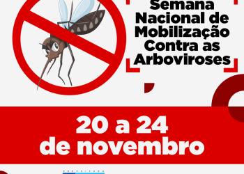 Ações de combate à dengue e outras arboviroses serão intensificadas de 20 a 24 de novembro