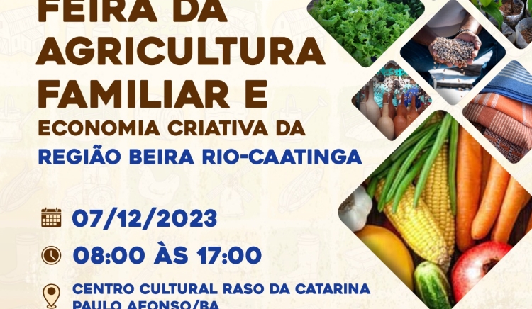 IV Feira da Agricultura Familiar e Economia Criativa acontece no dia 7 de dezembro com o apoio da Prefeitura