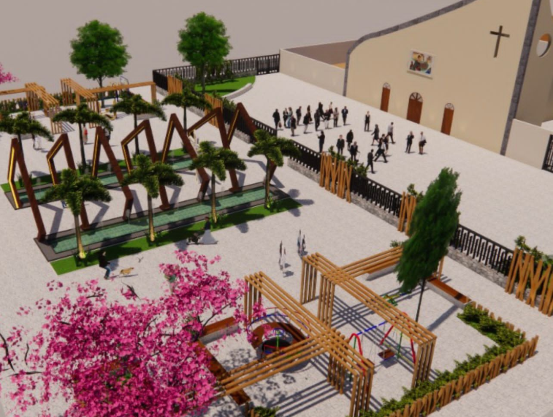 Projeto de revitalização da praça Padre José de Anchieta contempla novo espaço de lazer e encontro do bairro Jardim Bahia