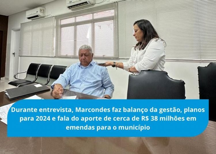 WhatsApp Image 20231226 at 175403 Prefeitura de Paulo Afonso Durante entrevista, Marcondes faz balanço da gestão, planos para 2024 e fala do aporte de cerca de R$ 38 milhões em emendas para o município