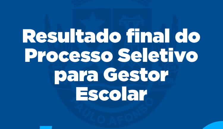 Seduc divulga resultado final do Processo Seletivo para o Cargo de Gestor Escolar