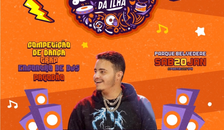 Parque Belvedere recebe Bailão da Ilha neste sábado (20), reunindo os ritmos eletrônico, pagodão e trap
