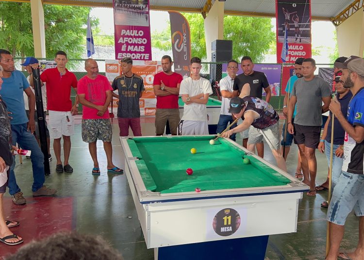 Copa Paulo Afonso de Sinuca acontece com apoio da Prefeitura e reúne atletas de diverso Estados