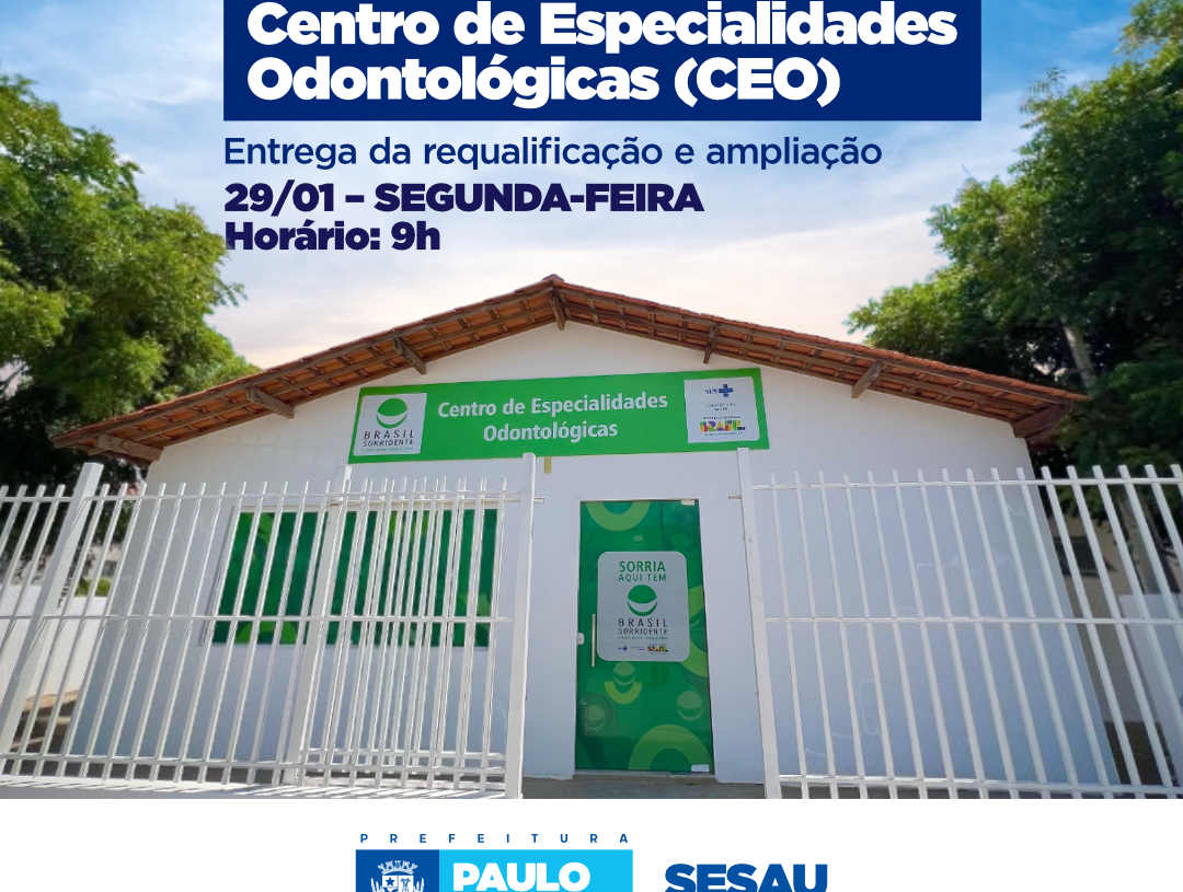 Centro de Especialidades Odontológicas será reaberto nesta segunda (29)