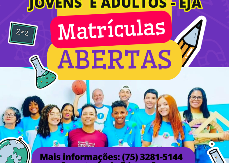 Seduc abre matrículas para o Ensino de Jovens e Adultos (EJA) 2024