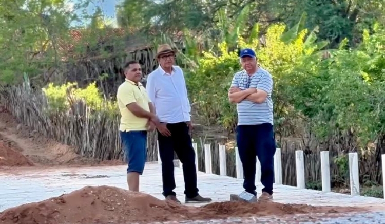 Construção da passagem molhada no povoado São José segue em andamento e garantirá melhor mobilidade
