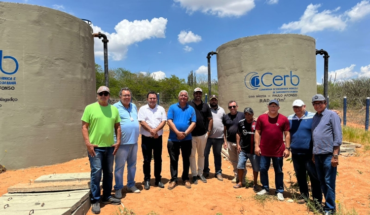 Marcondes acompanha implantação do  novo centro de distribuição na rede de água beneficiando a Várzea, Lagoa do Rancho, Alagadiço, Serrote, Macambira e Bonomão